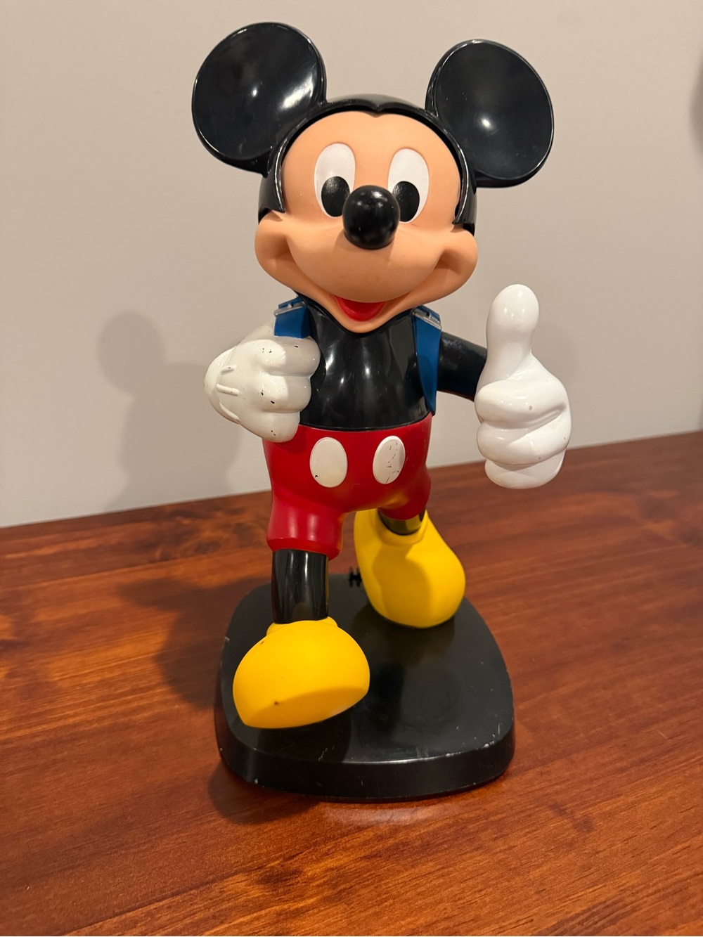 Vintage 1986 Tyco Mickey Mouse Backpack Telephone Base Disney